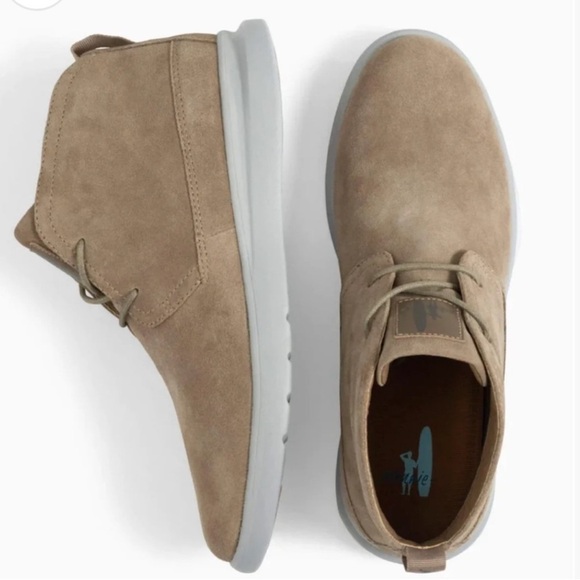 Johnnie-O “The Chill Chukka” Taupe Suede Leather Boots – Size 8 main image 8